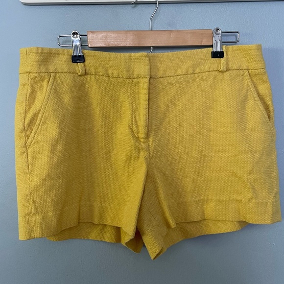 LOFT Pants - Ann Taylor Loft Yellow Shorts Size 12